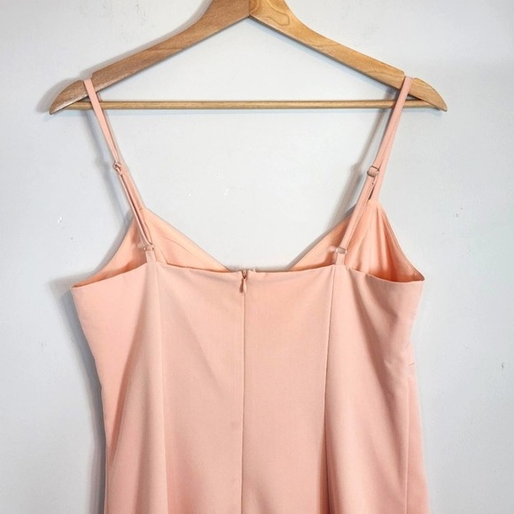 NWT Lulus Sultry Moments Blush Pink Sleeveless Cut Out Mini Dress Size Medium - Picture 9 of 12